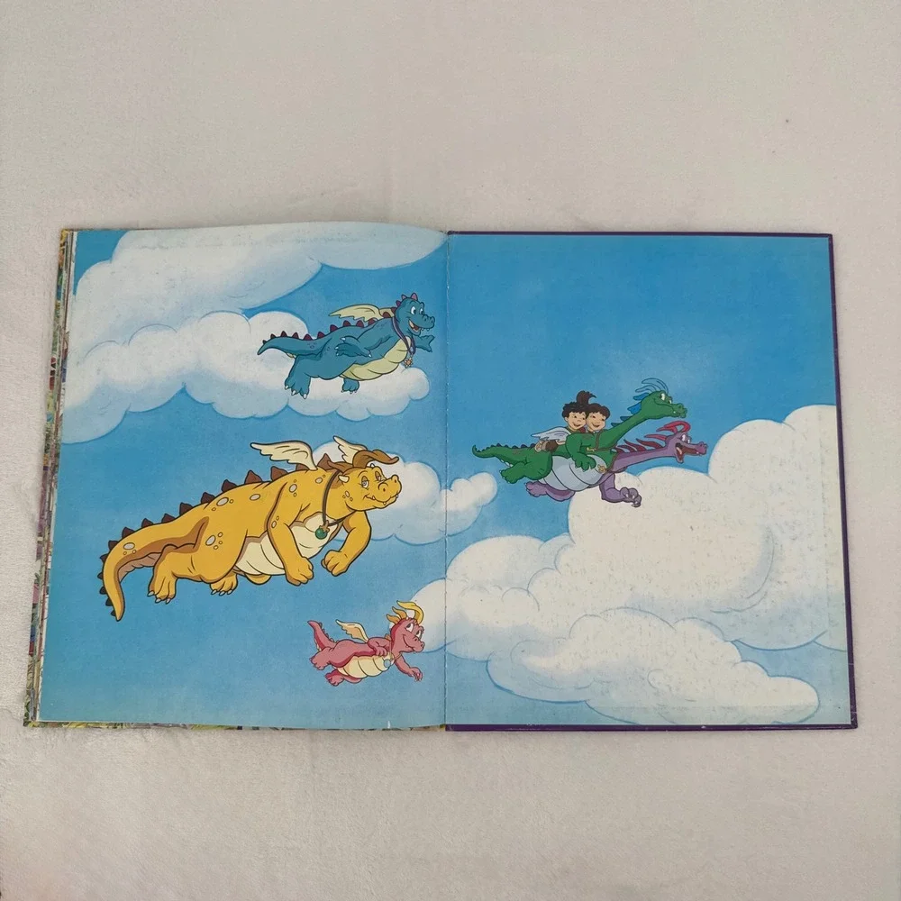 Dragon Tales Look and Find Book Vintage Y2K 2002 Hardcover Kids Picture Book